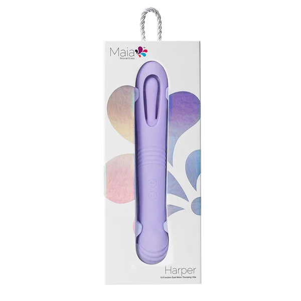 Maia HARPER - Purple 24.1 cm USB Rechargeable Vibrator — image 6 of 6