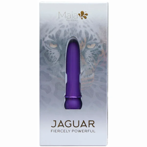 Maia JAGUAR - Purple - Purple 10.1 cm USB Rechargeable Bullet — image 6 of 6