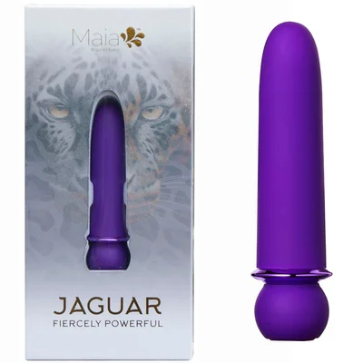 maia jaguar purple purple 101 cm usb rechargeable bullet