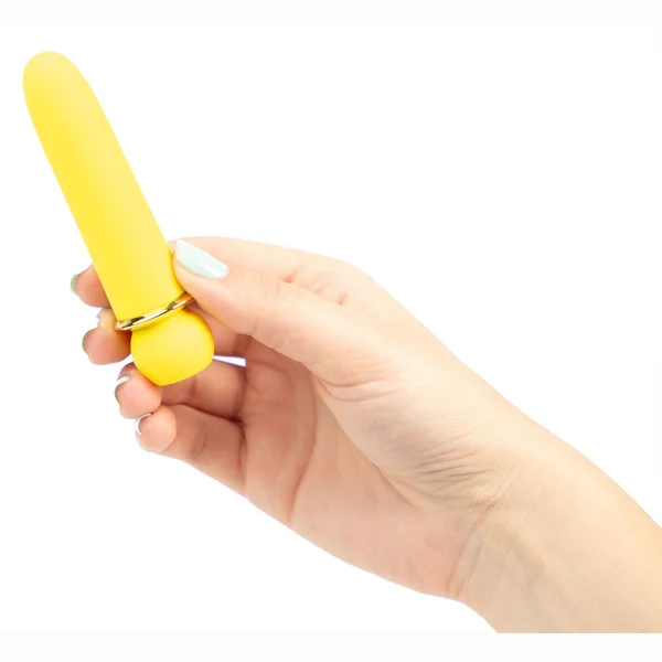 Maia JAGUAR - Yellow - Yellow 10.1 cm USB Rechargeable Bullet — image 4 of 7