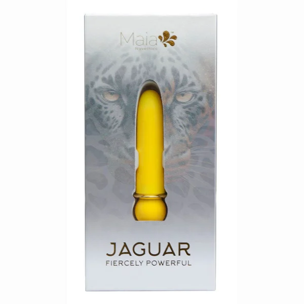Maia JAGUAR - Yellow - Yellow 10.1 cm USB Rechargeable Bullet — image 7 of 7
