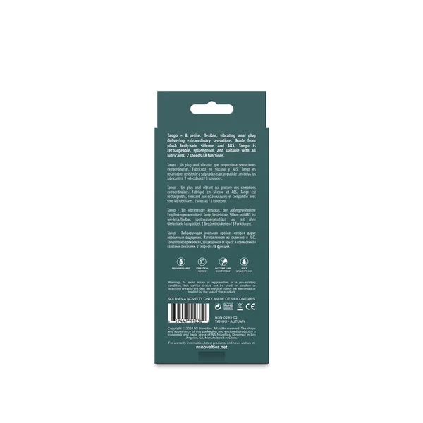 Lust-n-Dreams - Tango - Autumn - Beige 11.5 cm USB Rechargeable Vibrating Butt Plug — image 5 of 5
