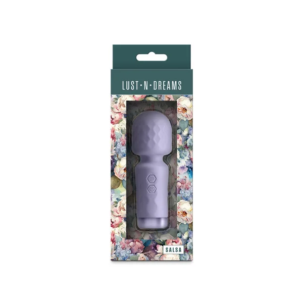 Lust-n-Dreams - Salsa - Lavender - Lavender 11.5 cm USB Rechargeable Mini Massage Wand — image 3 of 4
