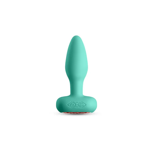 Techno - Prism - Teal 10.9 cm USB Rechargeable Butt Plug with App Control — image 4 of 6