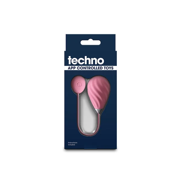 Techno - Kandi - Pink USB Rechargeable Vibrating Egg with App Control — image 5 of 5