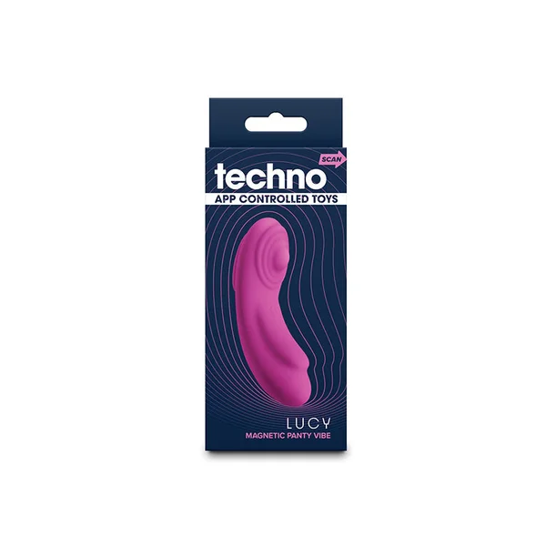 Techno - Lucy - Magenta - Magenta USB Rechargeable Panty Vibrator with App Control — image 4 of 5