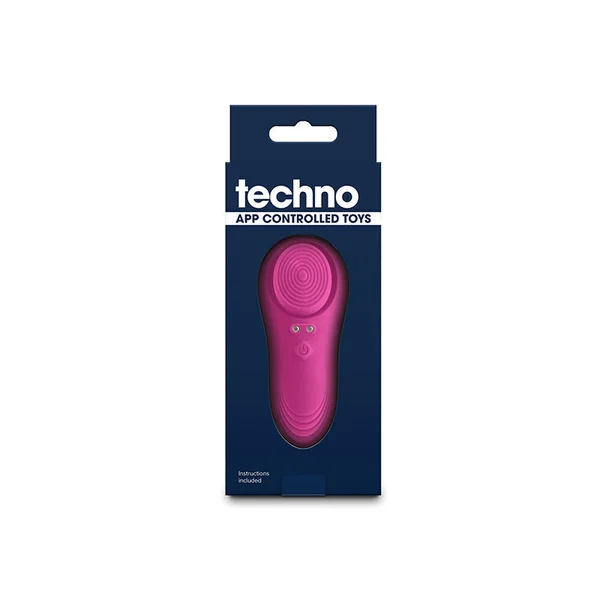 Techno - Lucy - Magenta - Magenta USB Rechargeable Panty Vibrator with App Control — image 5 of 5