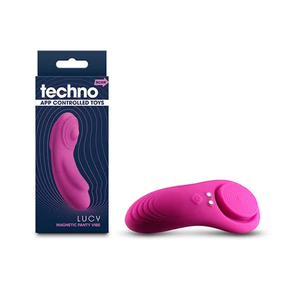 techno lucy magenta magenta usb rechargeable panty vibrator with app control