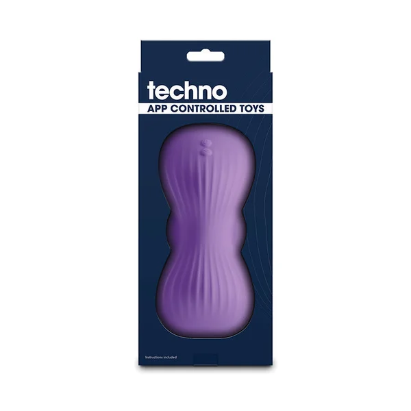 Techno - Trap - Purple - Purple USB Rechargeable Vibrating Grind Pad with App Control — image 5 of 5