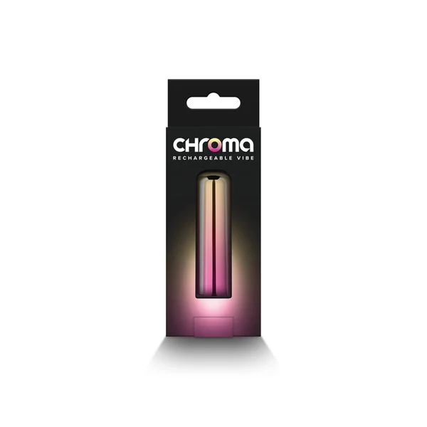 Chroma Sunrise - Small - Metallic Pink/Gold 6.8 cm USB Rechargeable Bullet — image 5 of 5