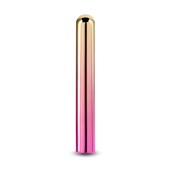 Chroma Sunrise - Large - Metallic Pink/Gold 13.8 cm USB Rechargeable Vibrator — image 3 of 5