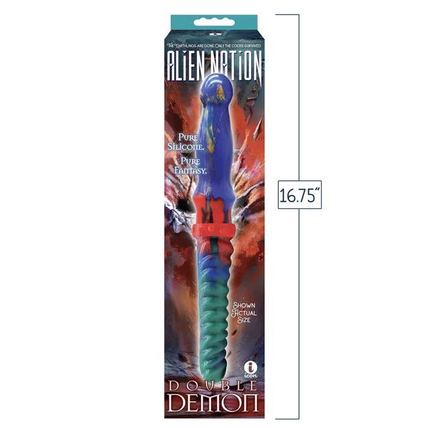 Alien Nation - Double Demon - Coloured 35 cm Fantasy Double Dildo — image 4 of 10