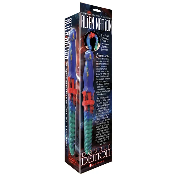 Alien Nation - Double Demon - Coloured 35 cm Fantasy Double Dildo — image 10 of 10