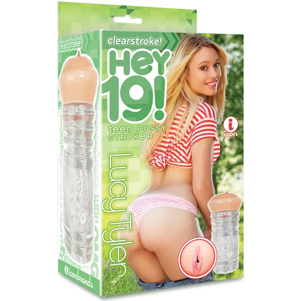 Hey 19! Lucy Tyler - Flesh/Clear Teen Vagina Stroker — image 3 of 3