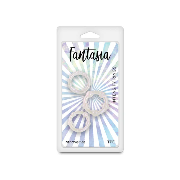 Fantasia - Intensity Rings - Pearl - Pearlescent Beaded Cock Rings - Set of 3 Sizes — image 4 of 4