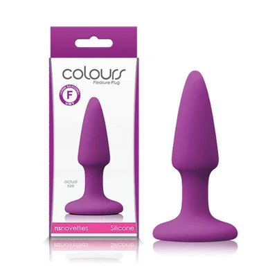 colours pleasures purple mini butt plug