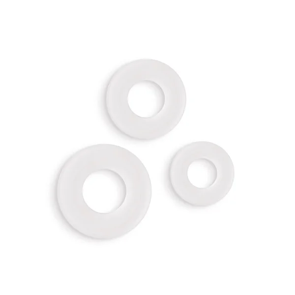 Firefly - 3pc Bubble Rings - White - Glow in Dark Cock Rings - Set of 3 Sizes — image 4 of 6