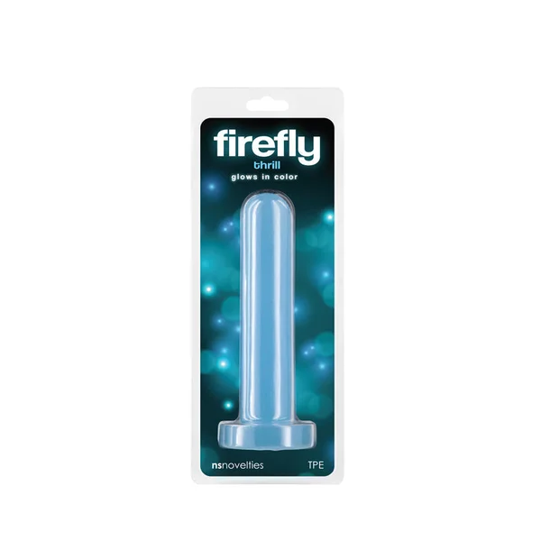 Firefly - Thrill - Blue - Small - Glow in Dark Blue 15.5 cm Small Dildo — image 5 of 6