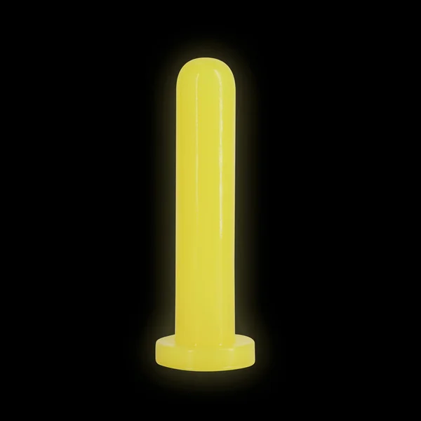 Firefly - Thrill - Yellow - Large - Glow in Dark Yellow 19.3 cm Large Dildo — image 3 of 6