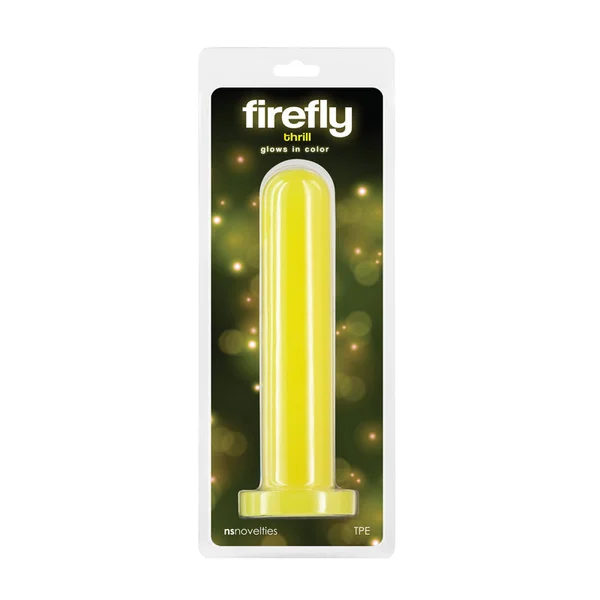 Firefly - Thrill - Yellow - Large - Glow in Dark Yellow 19.3 cm Large Dildo — image 5 of 6