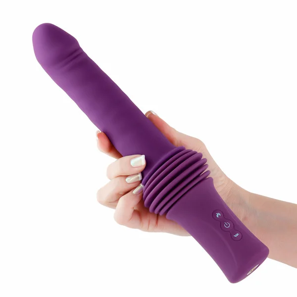 INYA Super Stroker - Purple - Purple 36.8 cm USB Rechargeable Thrusting Vibrator with Remote Control & Stand — image 2 of 6