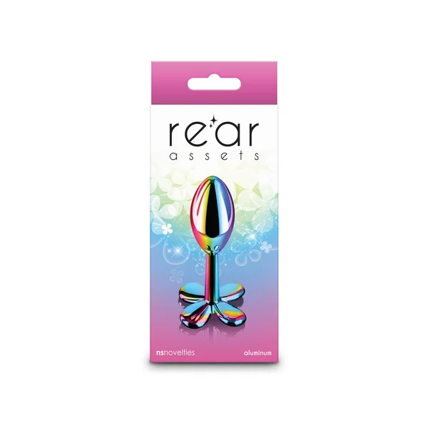 Rear Assets Clover - Multi-colour - Multicoloured 9.2 cm Metallic Butt Plug — image 5 of 6