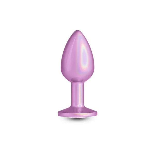 Rear Assets Iridescent - Small - Pink - Iridescent Pink 7.1 cm Small Butt Plug — image 3 of 5