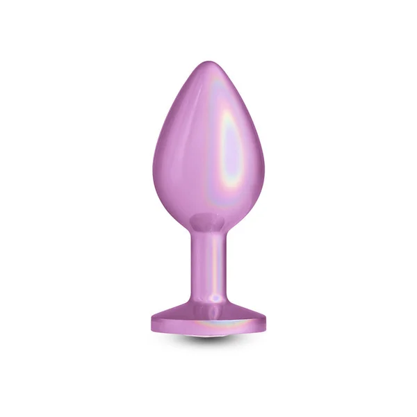 Rear Assets Iridescent - Medium - Pink - Iridescent Pink 8.2 cm Medium Butt Plug — image 3 of 5