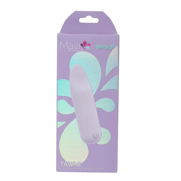 Maia TAWNI - Lavender - Lavender 9 cm USB Rechargeable Bullet with Flickering Tip — image 5 of 5