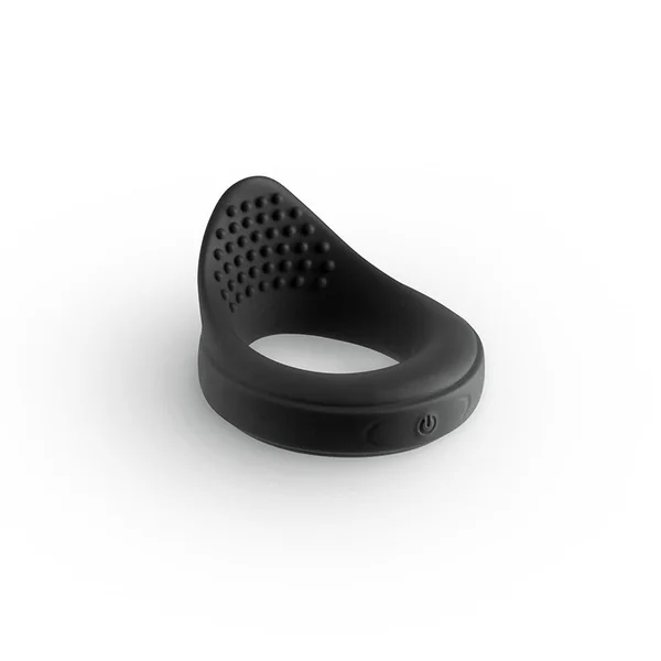Renegade Slider - Black - Black USB Rechargeable Vibrating Cock Ring — image 3 of 5