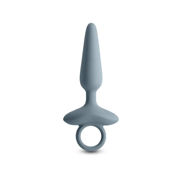 Renegade Maverick - Grey - Grey 15 cm USB Rechargeable Vibrating Butt Plug — image 3 of 5