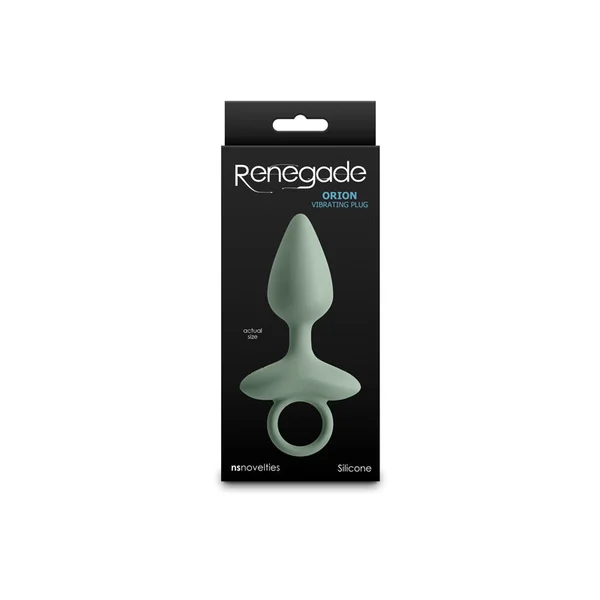 Renegade Orion - Sage - Green 13 cm USB Rechargeable Vibrating Butt Plug — image 4 of 5