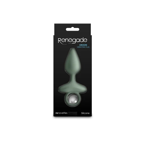 Renegade Orion - Sage - Green 13 cm USB Rechargeable Vibrating Butt Plug — image 5 of 5