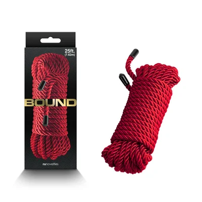 bound rope red red bondage rope 76 metre length