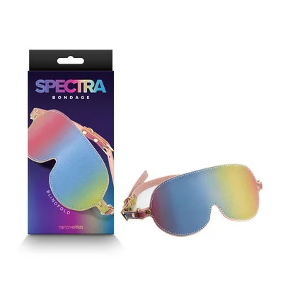 spectra bondage blindfold rainbow rainbow eye restraint