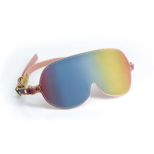 Spectra Bondage Blindfold - Rainbow - Rainbow Eye Restraint — image 2 of 3