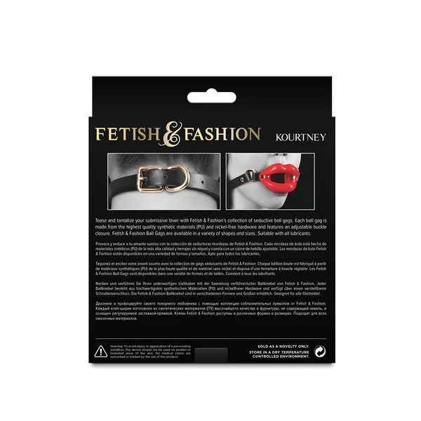 Fetish & Fashion - Kourtney - Red Lips Open Mouth Restraint — image 3 of 3