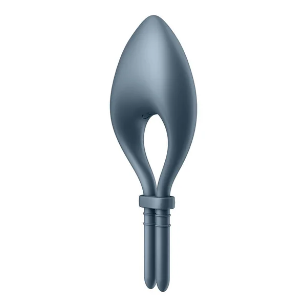 Satisfyer Bullseye - Navy - Navy Vibrating Adjustable Lasso Cock Ring — image 6 of 8