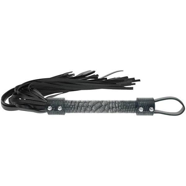 OUCH! Florence Collection - Flogger - Black Flogger Whip — image 2 of 2