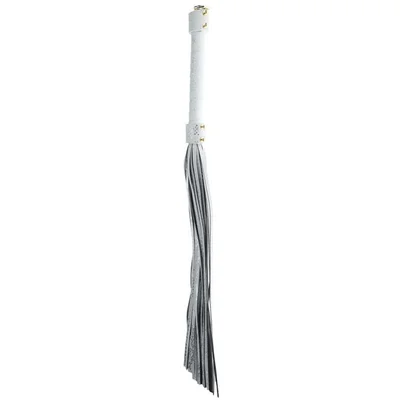 ouch florence collection flogger white flogger whip