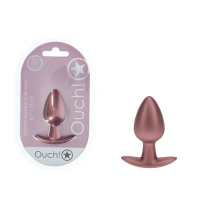 ouch anal plug medium rose gold rose gold 79 cm medium butt plug