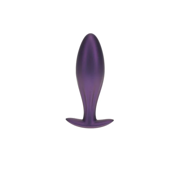 OUCH! Oval Anal Plug - Metallic Purple - Metallic Purple 11.7 cm Butt Plug — image 2 of 4