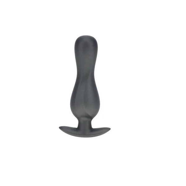 OUCH! Curvy Anal Plug - Gun Metal - Gun Metal Grey 11.7 cm Butt Plug — image 2 of 3