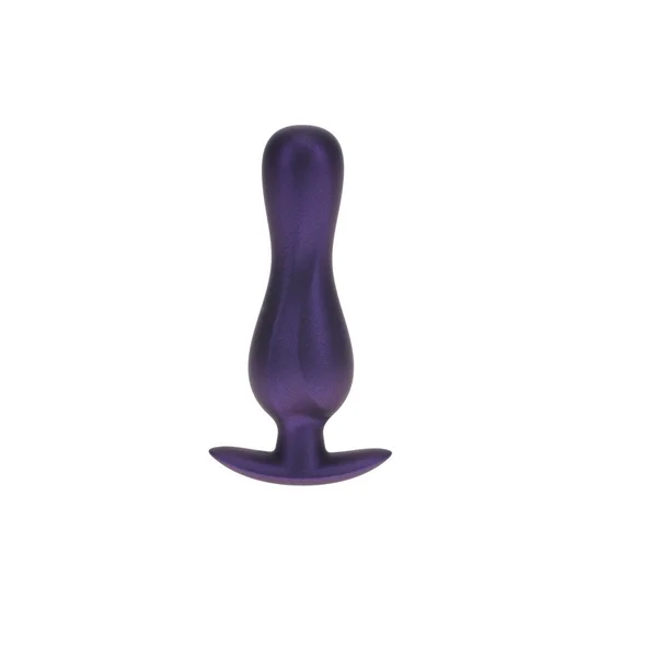 OUCH! Curvy Anal Plug - Metallic Purple - Metallic Purple 11.7 cm Butt Plug — image 2 of 2