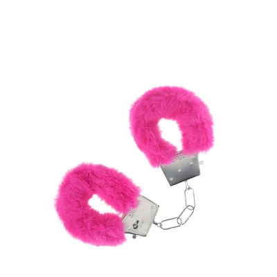 ouch classic fluffy cuffs pink pink fluffy restraints