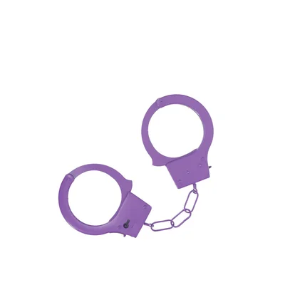 ouch classic metal cuffs purple purple restraints