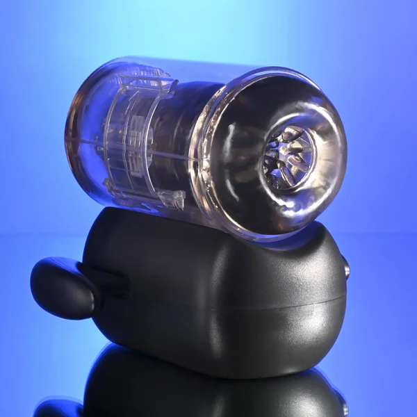 Zero Tolerance HOLD ME TIGHT - Black USB Rechargeable Vibrating Auto Stroker with Phone Holder — image 4 of 9