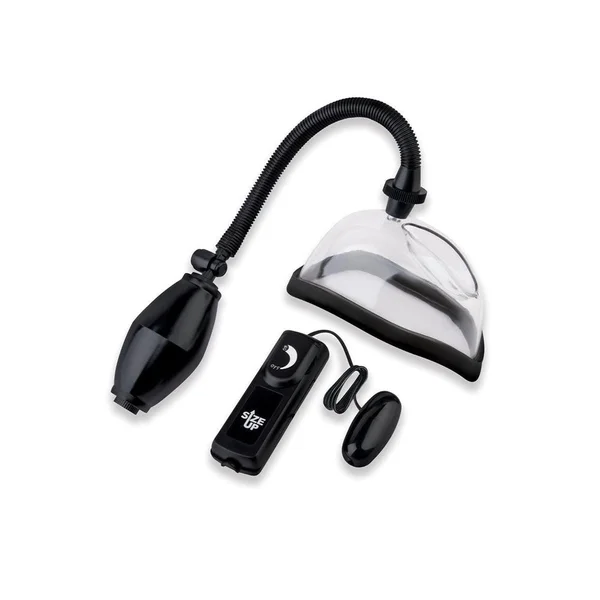 Size Up Vibrating Pussy Pump - Clear Vibrating Vagina Pump — image 9 of 10