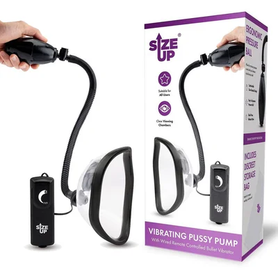 size up vibrating pussy pump clear vibrating vagina pump