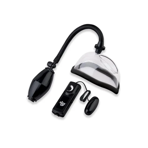 Size Up Vibrating Pussy Pump - Clear Vibrating Vagina Pump — image 4 of 10